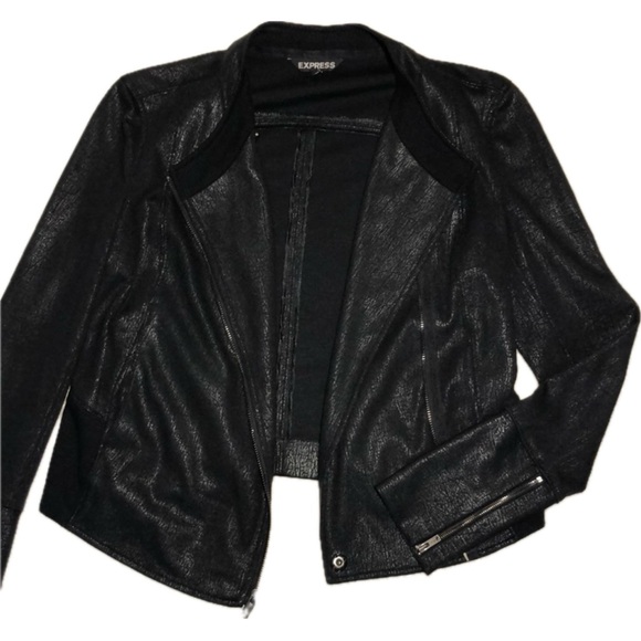 Express Jackets & Blazers - Express Faux Leather Jacket